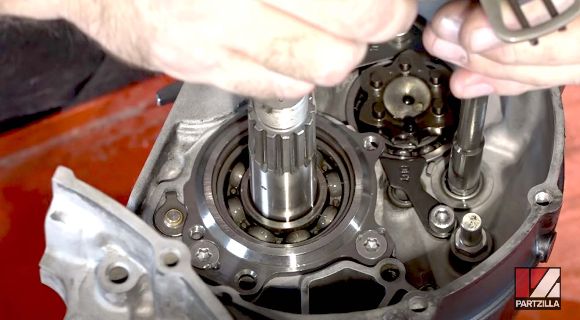 Yamaha R6 engine rebuild shift shaft