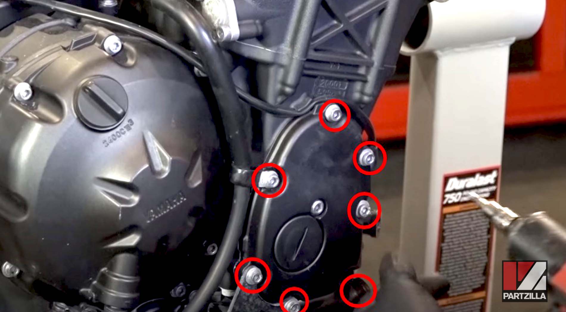 Yamaha R6 cam timing oil cover bolts