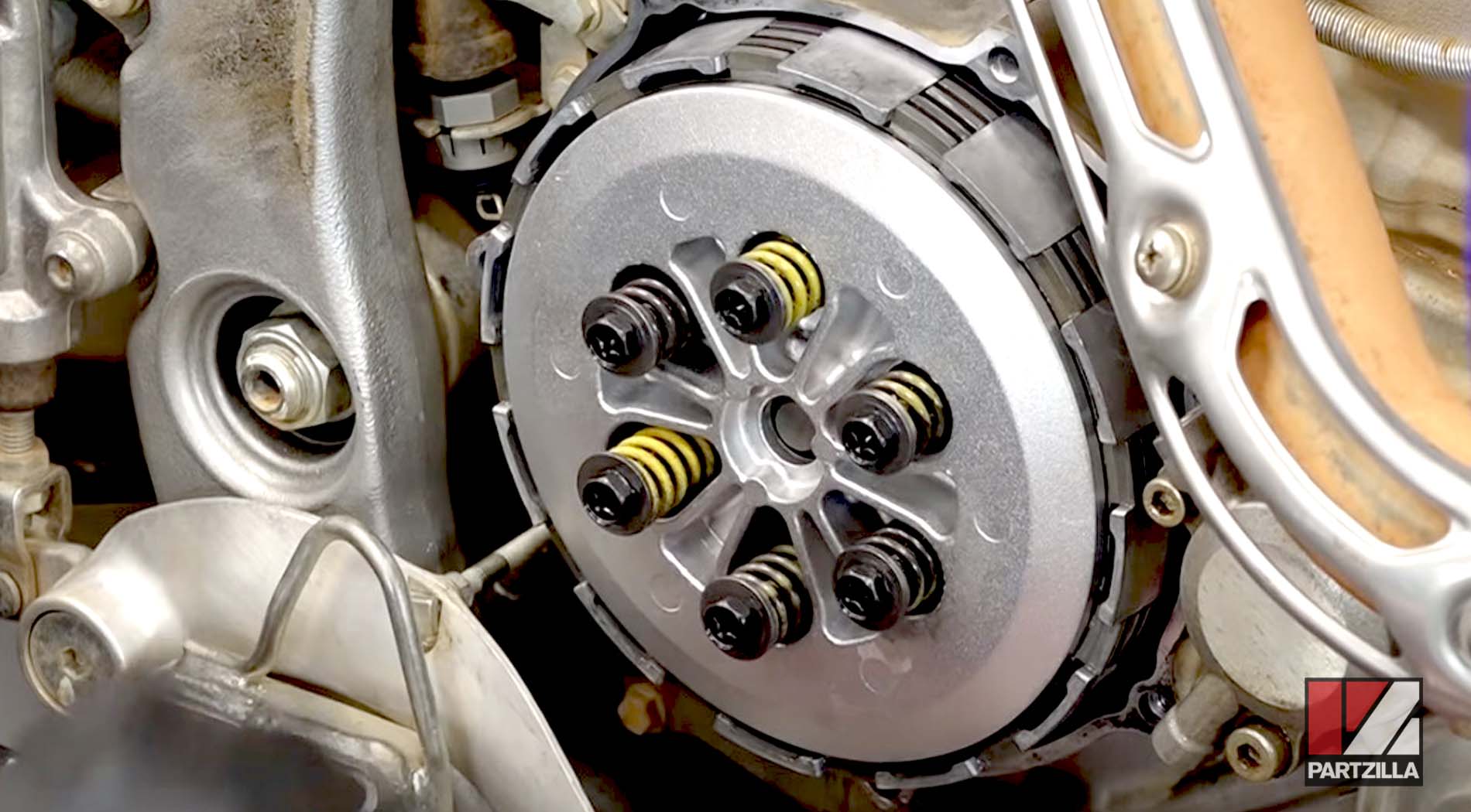 Yamaha ATV clutch rebuild clutch springs