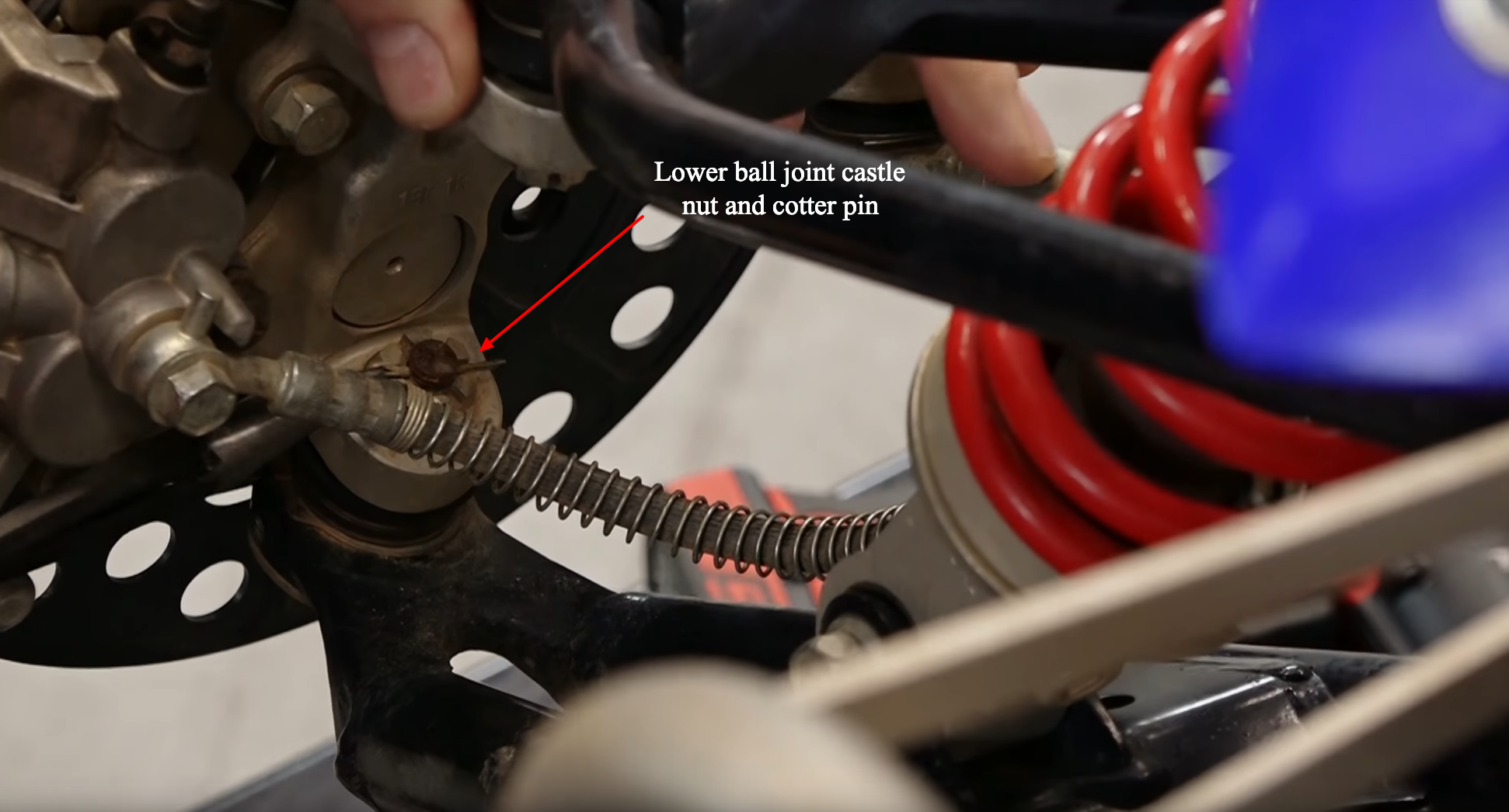 Yamaha YFZ-450R ball joints replacement