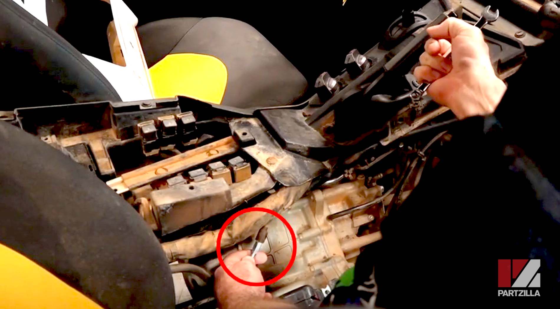 Parking brake pads change Yamaha YXZ1000R